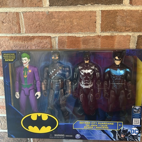 New DC Comics BATMAN 4, 12in Action Figures Boxed Set Nightwing The Joker Talon - Picture 3 of 7